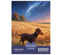 Dachshund 1000 Piece Jigsaw Puzzles for Adults with Extra Fun Challenges Jigsaw Puzzle Cane domestico Home Decors for Boys And Girls 70x50cm/1000pcs