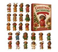 Dachshund Christmas Countdown Calendar | 24 Days Advent Ornament