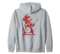 Dachshund-Dog Banjo Suonatore di Banjo Country-Music Banjo Felpa con Cappuccio