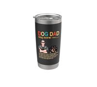Dachshund Dog Dad Definition Funny Fathers Day Bicchiere termico in acciaio inox doppia parete