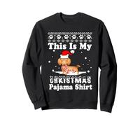 Dachshund Dog Funny Xmas This Is My Christmas Pajama Felpa