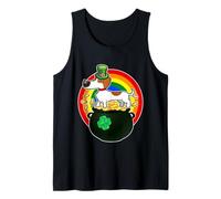 Dachshund Dog Leprechaun Hat Shamrock Funny St Patricks Day Canotta