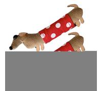 Dachshund Hair Clip Set Of 2, Cute Dog Claw Hair Clips For Women Girls Teens, Cloth Metal Stylish Side Bang Holders, Lightweight Easy Grip Wool Accessories, 10cm