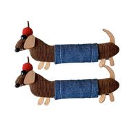Dachshund Hair Clip Set Of 2, Cute Dog Claw Hair Clips For Women Girls Teens, Cloth Metal Stylish Side Bang Holders, Lightweight Easy Grip Wool Accessories, 10cm
