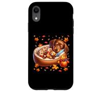 Dachshund Lover Must Haves With Fall Vibes Cute Wiener Dog Custodia per iPhone XR