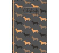 Dachshund Notebook: Cute Dachshund Lined Journal, The Perfect Novelty Dachshund Gift for Anyone who Loves Dachshunds or Sausage Dogs - Brown/Tan
