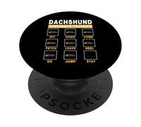 Dachshund Obedience Training Dog Guide To Trainer Dog Lover PopSockets PopGrip Adesivo