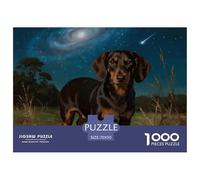 Dachshund Puzzle 1000 Pezzi Fun Per Adulti E Bambini Dai 12 Anni,pet Dog, Pacchetto Di Alta Qualità Con Sfide Extra Divertenti, Regalo Romantico Per Uomini E Donne 70x50cm/1000pcs