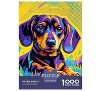 Dachshund Puzzle 1000 Pezzi Fun Per Adulti,pet Dog, Intrattenimento Creativo Idea Regalo Per Lei O Lui Per Uomini E Donne 70x50cm/1000pcs