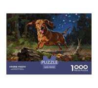 Dachshund Puzzle 1000 Pezzi Fun Per Adulti,pet Dog, Intrattenimento Creativo Idea Regalo Per Lei O Lui Per Uomini E Donne 70x50cm/1000pcs