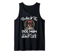 Dachshund Rocking The Dog Mom And Aunt Life Mothers Day Canotta