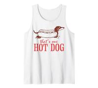 Dachshund That's One Hot Dog Fun Art Canotta