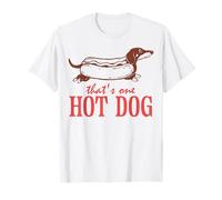 Dachshund That's One Hot Dog Fun Art Maglietta