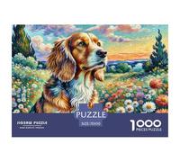 Dachshund1000 Pieces Jigsaw Puzzles for Adults Family Game SpectacularFun And Challenging Home Decors Great Gift Idea70x50cm/1000pcs