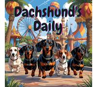 Dachshund's Daily: Simple & Cute Puppy Coloring Book