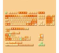 Dachsy Keycaps personalizzati, carino frutta arancione tema keycaps chiave PBT keycaps MDA Profile Keycaps Set è adatto per 61/64/68/84/87/104/108 Cherry MX Switch e altre tastiere meccaniche (MDA 158