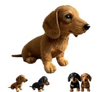 Dachy 2.0, Ai Powered Plush Dog, Comfort Companion with Ultra-Soft and Soothing Weight, the Embrace That Lasts, Brings Relaxation, The Gentle Hug You Have (Brown)