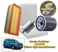 Dacia Dokker 1.6 LPG Da 2018 > Kit Tagliando 4 Filtri Aria Olio Abitacolo LPG