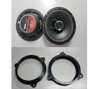 Dacia Logan dal 2013 -CP ALTOP. ANTERIORI IMPACT- 2VIE60W+60W+SUPPORTI-165mm