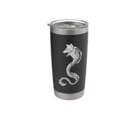 Dacian Wolf o Dacian Draco Romeno Standard Bicchiere termico in acciaio inox doppia parete