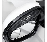 DACINHFB 2 Pezzi Specchietto Blind Spot 2-in-1 per Mitsubishi i-MiEV 2009-2020, Parapioggia Retrovisore Regolabile 360°, Specchio Angolo Cieco per Auto