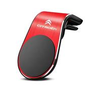 DACINHFB Porta Cellulare Auto Magnetico per Citroen C4 Cactus 2014-2020, Supporto Smartphone Aggancio alla Bocchetta d'Aria Leave The Air out,Red