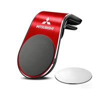 DACINHFB Porta Cellulare Auto Magnetico per Mitsubishi Space Star 2015-2025, Supporto Smartphone Aggancio alla Bocchetta d'Aria Leave The Air out,Red