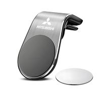 DACINHFB Porta Cellulare Auto Magnetico per Mitsubishi Space Star 2015-2025, Supporto Smartphone Aggancio alla Bocchetta d'Aria Leave The Air out,Silver