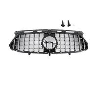 DACOLWZING Griglia anteriore for auto, griglia paraurti anteriore, griglia radiatore compatibile for Mercedes Nuova LA H247 GLA250 GLA200 AMG Linea 2020-2024 GTR Stile Panamericana(Silver)