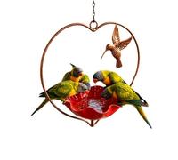 d'acqua per Uccelli Ornamento Da Bagno Per Colibrì Appendibile Due In | Abbeveratoio Per Uccelli Esterno Per Deck Cortile Patio Balcone Piscina Ringhiera Esterno Giardino Posteriore