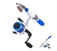 d'acqua - Set di esche compatte, asta telescopica, set da portatile con borsa per il lago Pond River Fang Outdoor - uso sportivo e opzione regalo per