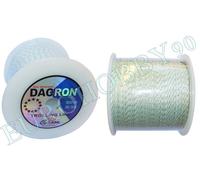 dacron trecciato 500m 30lbs pesca carpfishing spinning traina treccia multifibra