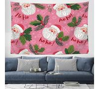 DACRWEKZ 150x200cm Arazzo Tema natalizio Camera Tappezzerie Scritti del Vecchio Arte muraria Giapponese Pittura, rosa