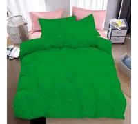 DACRWEKZ Set di biancheria da letto separare Comforter per tutte le stagioni con 1 federe, 1 pezzi, set di biancheria da letto Stile estremo bandiera della Libia verde con chiusura lampo