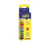Dacs-DA050290 Astuccio 12 Pastelli 050290, Multicolore, 8412529290008