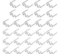 Dacvgog 1000 pezzi di graffette per cucitrice, riparazione di plastica, graffette ondulate, riparazione di carrozzerie di paraurti, graffette ondulate S da 0,8 0,6 mm