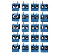 Dacvgog 2-Pin Morsettiere Morsettiera Connettore 5.08 Mm Pannello di Montaggio In Pcb, 20 Pezzi