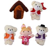 Dacvgog 5 Pezzi Barrette Il Burattino Ha Rhyme Tale Fee Riccioli d' EI Tre Orsi