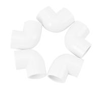 Dacvgog 5 Pezzi di Connettatore Adattatore di Connessioni Tubo PVC 20mm Diametro 90 Angolo,