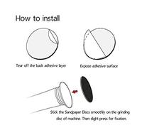 Dacvgog 60 pz Cuscinetti Dischi di Carta Levigatrice di Ricambio Per Elettrica Rimozione Callos Strumento Pedicure