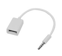 Dacvgog Cavo audio AUX maschio da 3,5 mm a USB 2.0 femmina, convertitore per MP3, per smartphone e telefoni cellulari