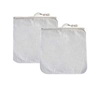 Dacvgog Confezione da 2 Filtri Organici Riutilizzabili per caffè, Filtri per Birra da 12 Pollici, Filtri Ecologici nel Cotone Un Rete