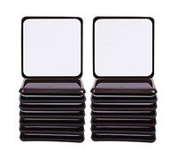 Dacvgog Cursori e cursori per mobili da 16 pezzi, cursori autoadesivi quadrati per gambe, cuscinetti protettivi per pavimenti per mobili in movimento - B