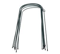 Dacvgog di Sostegno per Piante, Supporti per Piante da Giardino Semicircolari nel Confezione da 8 Pezzi, di Supporto per Piante da Giardino Verde, Bordo Giardino