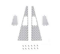 Dacvgog per MN D90 D99S MN99S 1/12 RC Parti di Aggiornamento Auto Piastra Antiscivolo in Metallo Accessori Griglia di Ingresso