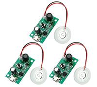 Dacvgog Piastra di Atomizzazione per Nebulizzatore da 3 Pezzi Driver per Circuito Integrato Modulo Umidificatore USB 5V Interruttore di Temporizzazione