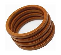 Dacvgog Ricambio Manici Rotondi nel Legno 4 Pezzi per Manici per Borsa Fatti Un Mano