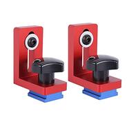 Dacvgog Set di 2 staffe scorrevoli a T per profilo in alluminio, strumenti per la lavorazione del legno, binari a T non inclusi