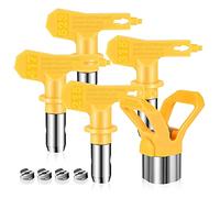 Dacvgog Ugelli per Verniciatura Airless Reversibili da 5 Pezzi Set di Protezioni per La Punta, Macchina per Verniciatura un Spruzzo e di Spruzzatura (215 315 417 523)