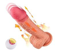 DACYS Enorme Pénè Vîbrànte Réaliśtico Nne con V N Osa Îd Ànàl per Uoxxl Vîbràtòri D Nna Pénè Réaliśtico Śeśśo Púntó Ġ Vîbràtòri Éss Àli per Donna con S I Ta Grosso 24Cm